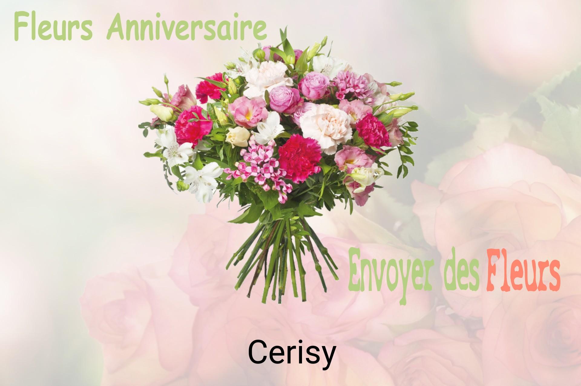 Bouquet de fleurs d’anniversaire livré à Cerisy